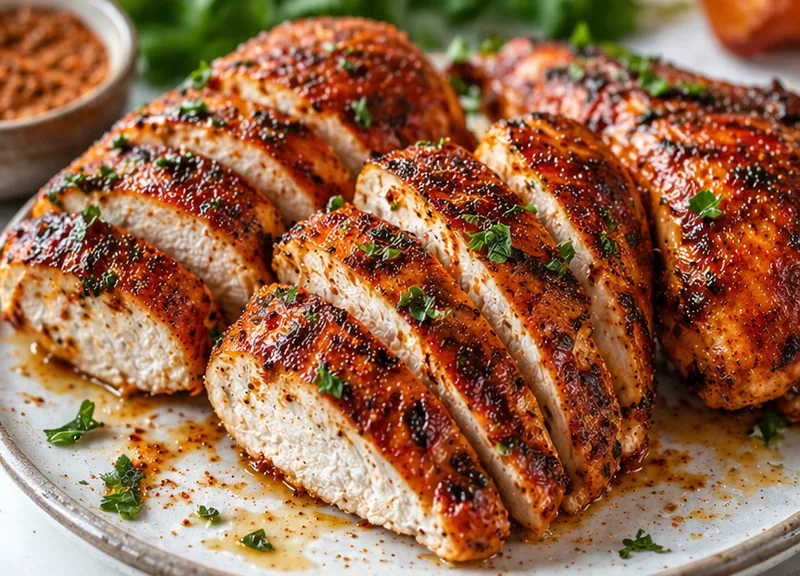 BBQ Chicken Spice Rub Recipe, ready to serve