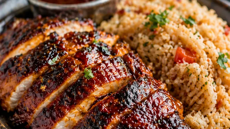 BBQ Chicken with Rice
