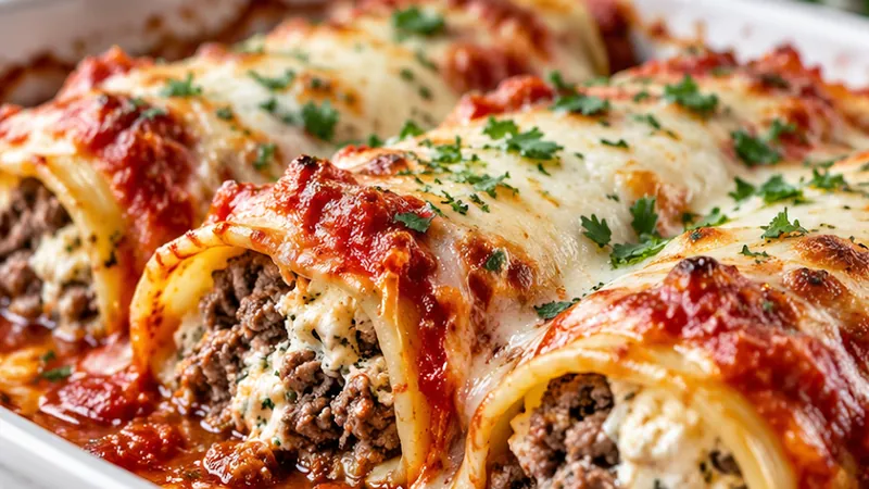Beef Manicotti Recipe