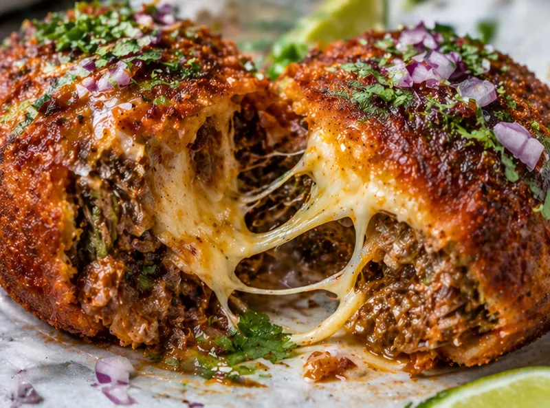Birria Bomb Recipe, ready to serve