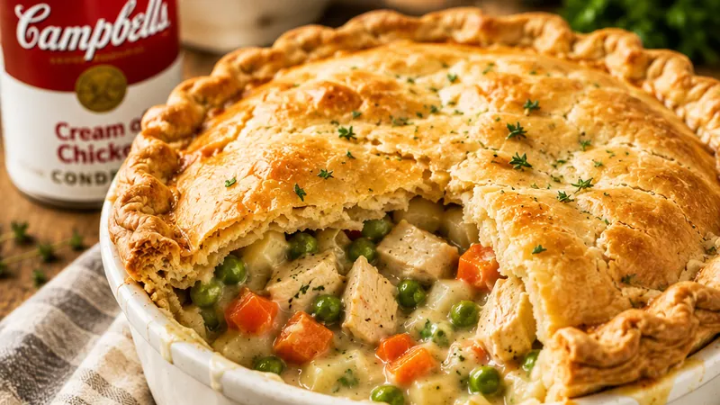 Campbell's Chicken Pot Pie Recipe (Easy Family Favorite)