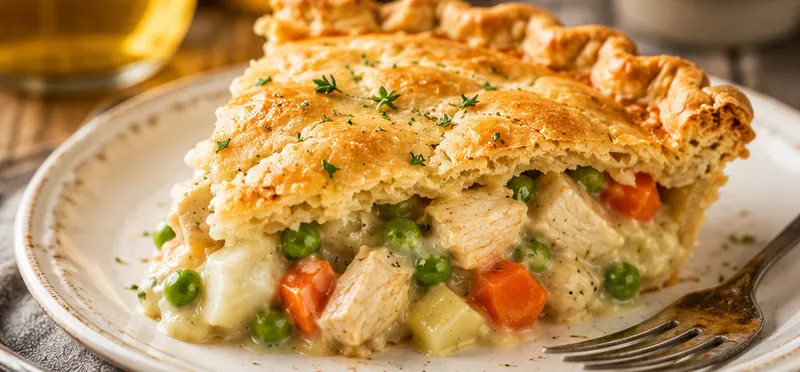 Campbell's Chicken Pot Pie Recipe (Easy Family Favorite), ready to serve