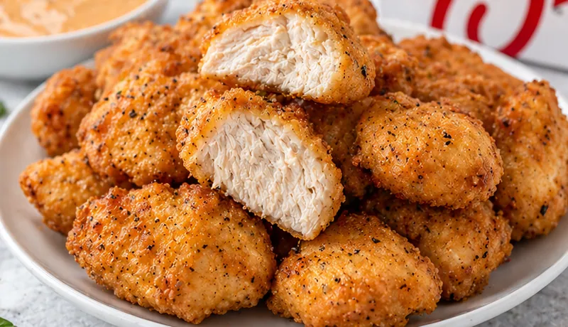 Copycat Chick-fil-A Nuggets, ready to serve