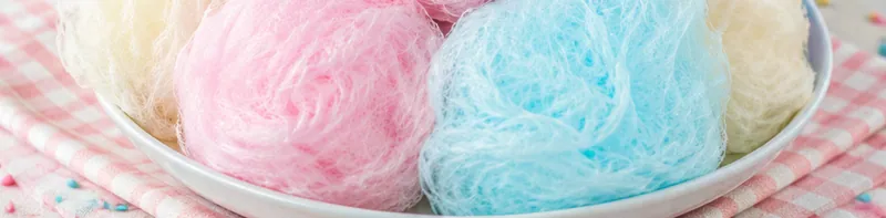 Classic Vanilla Cotton Candy Recipe, ready to serve