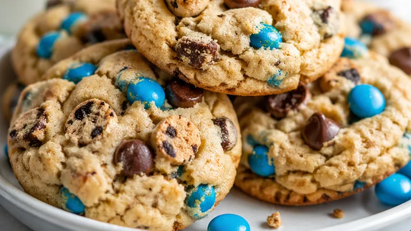 Cookie Monster Cookies, ready to serve
