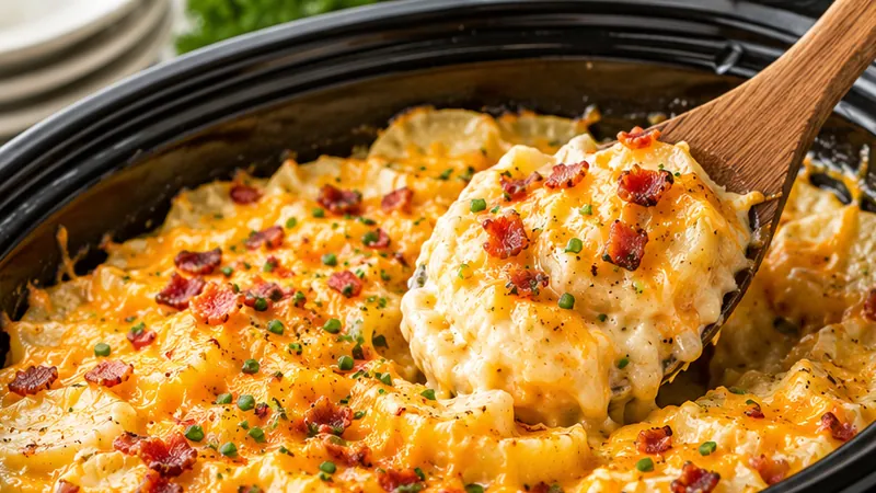 Crock Pot Cheesy Potatoes