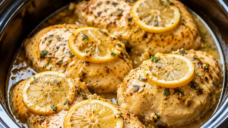 Crockpot Lemon Chicken Recipe