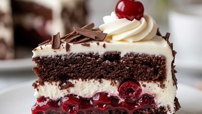 Easy Black Forest Cake with Cake Mix