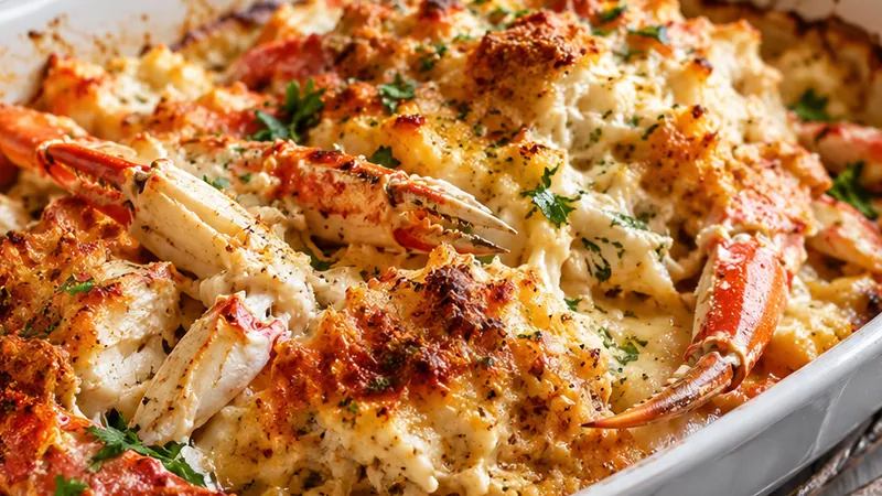 Easy Seafood Crab Bake Recipe
