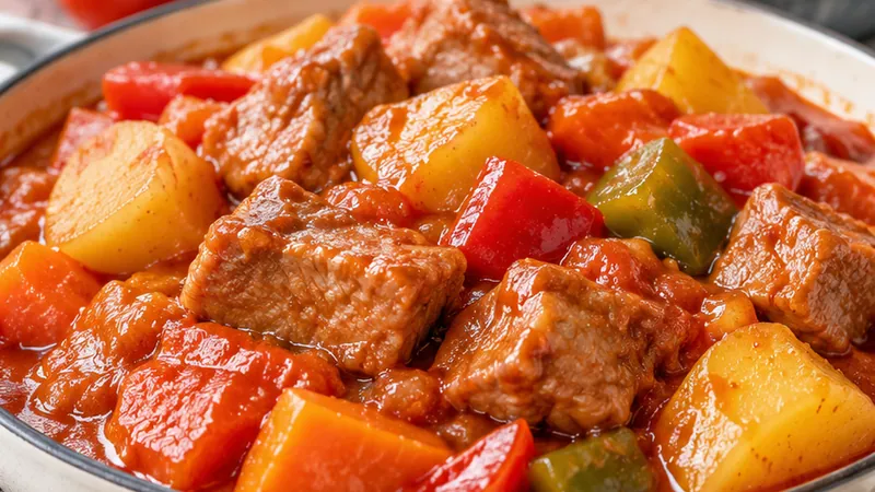 Filipino Pork Afritada Recipe