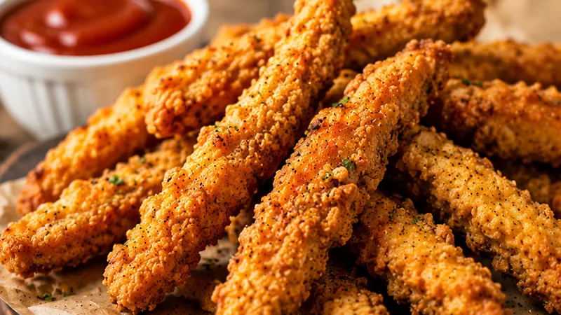 Crispy Fried Chicken Fries