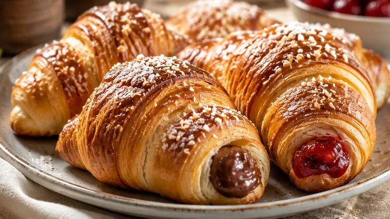 Italian Cornetto Recipe, ready to serve