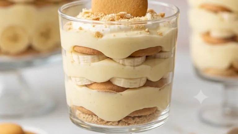 not your mama's banana pudding recipe, ready to serve