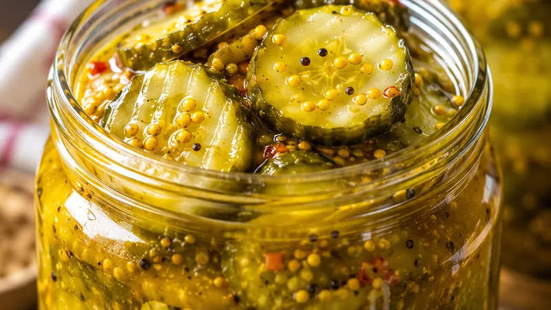 Old-Fashioned Mustard Pickles Recipe