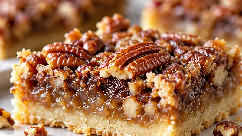 Pecan Pie Bars Recipe With Shortbread Crust