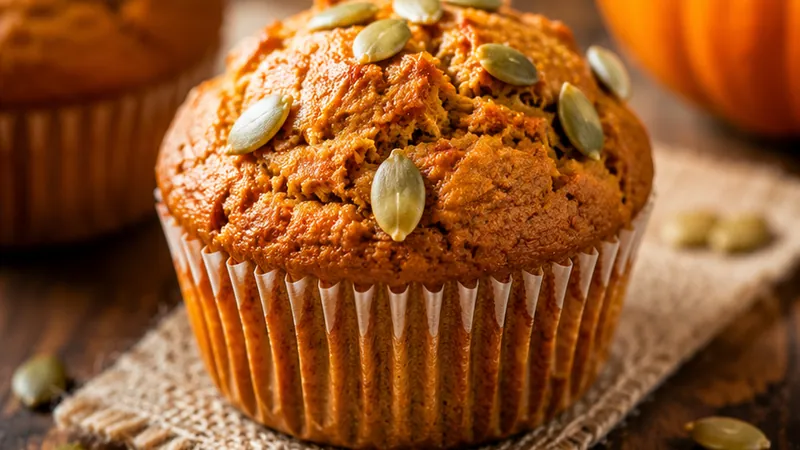 Two-Ingredient Pumpkin Muffins