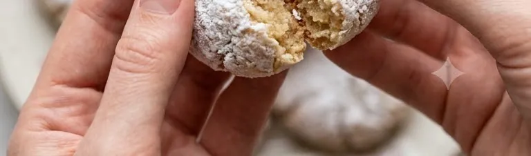 Italian Almond Cookies, ready to serve