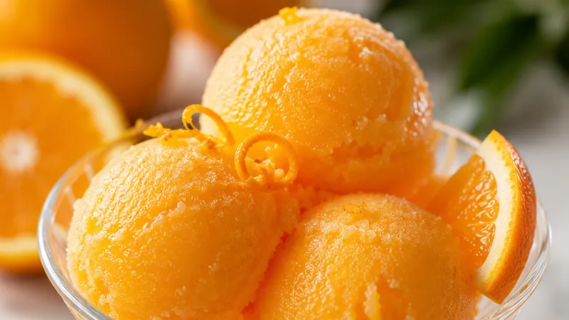 Refreshing Orange Sorbet Recipe
