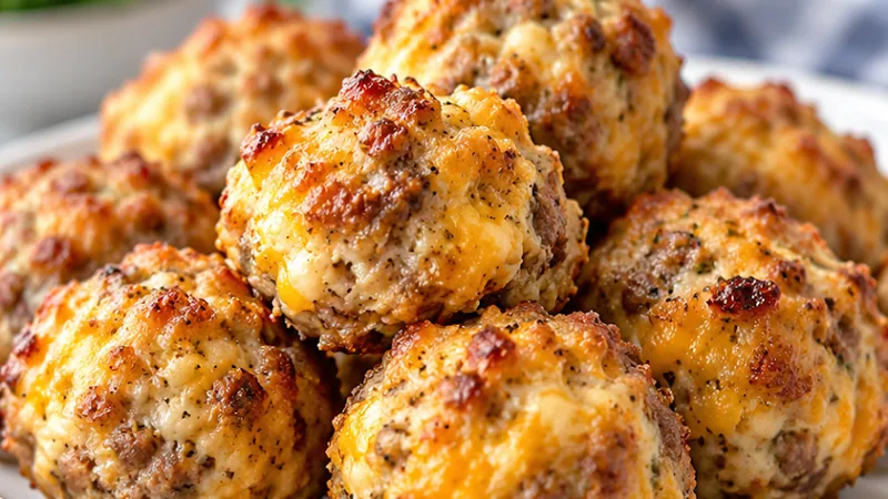 Sausage Cheese Balls Recipe