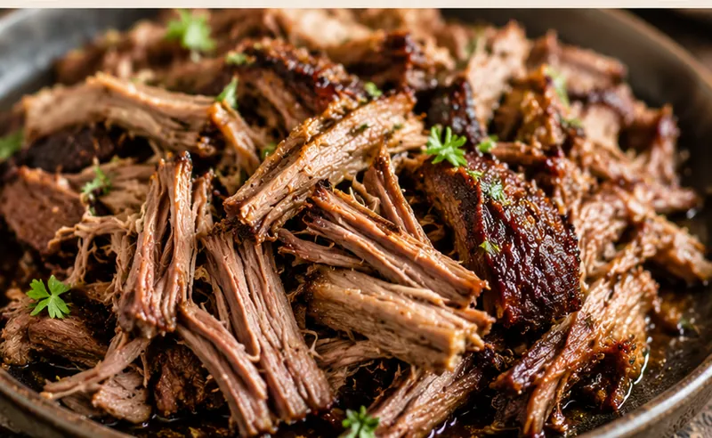 Smoked Chuck Roast Recipe, ready to serve