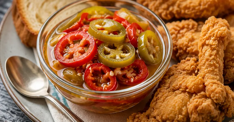 Southern Pepper Vinegar Recipe, ready to serve