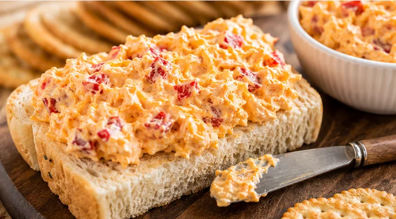Southern Pimento Cheese Spread Recipe, ready to serve