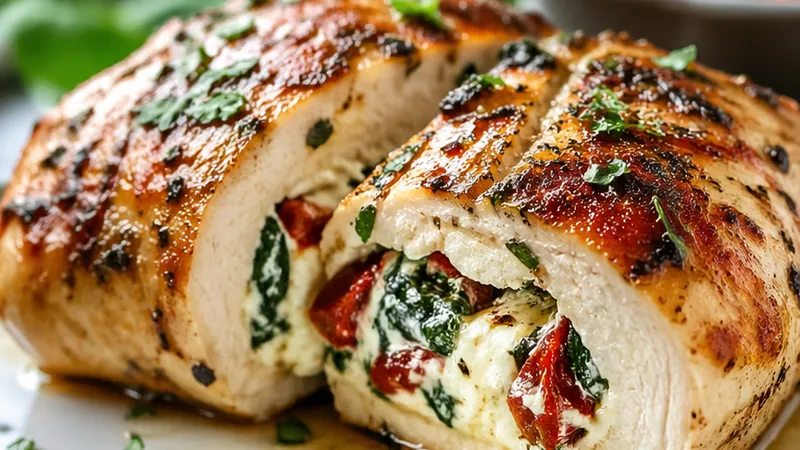 Stuffed Chicken Breast with Cream Cheese