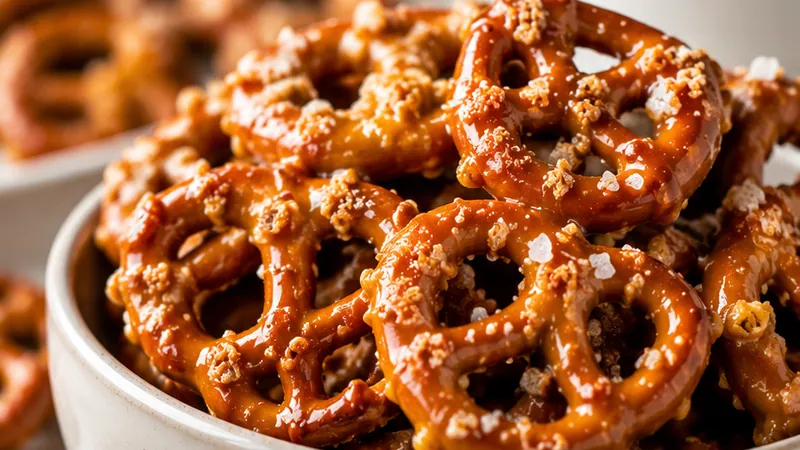 Sweet & Salty Crack Pretzels Recipe