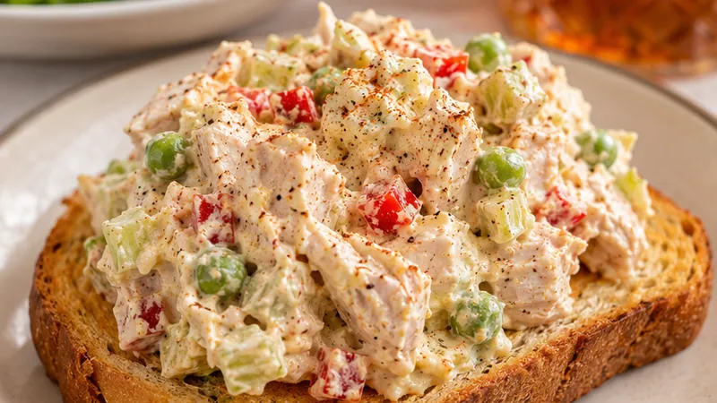 Vintage Hot Chicken Salad Recipe