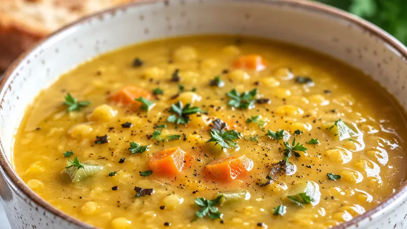 Yellow Split Pea Soup Recipe